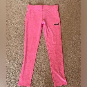 NEW Puma Girls Pink Leggings Size M(10/12)
